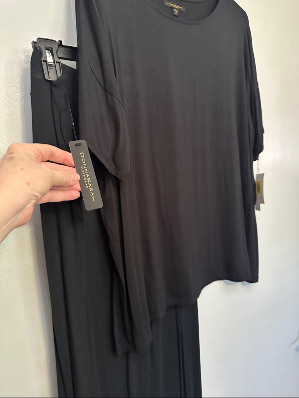 Donna Karan Black Relaxed Two-Piece Set